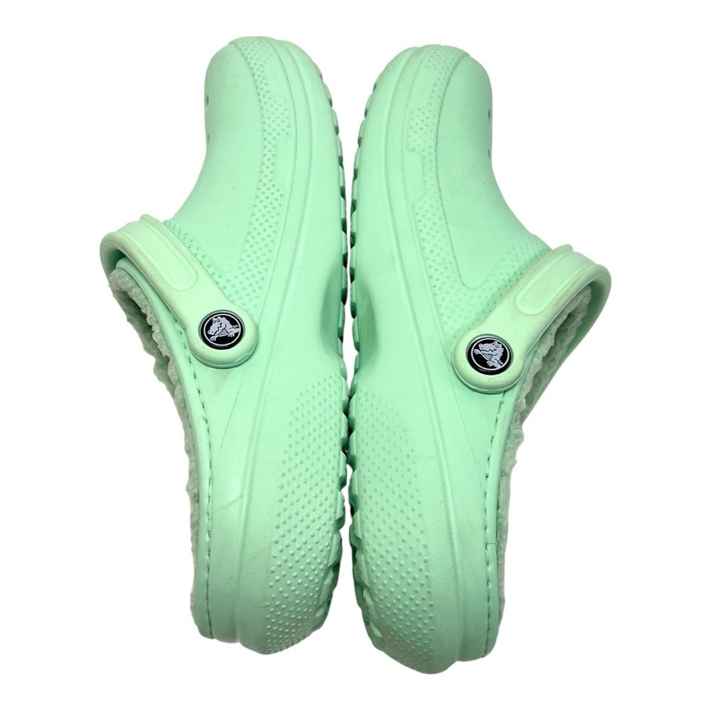 Crocs Classic Lined Comfort Clog Mint Green Casual Men’s 7 - Picture 9 of 16